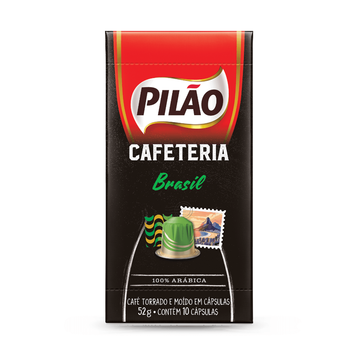 Cápsula de Café Cafeteria Brasil 10x5,2g Pilão